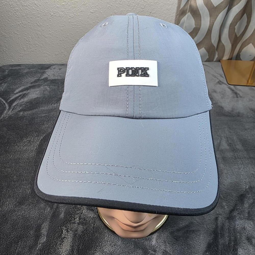 Pink Patch Victoria Secret Hat Running Gym Workout Spell Out Logo Baseball Cap